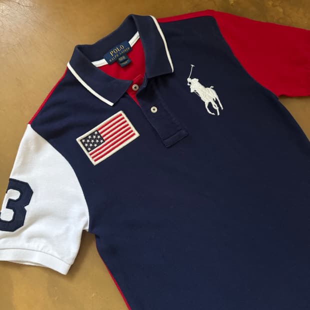 폴로 랄프로렌 빅포니 성조기 치프키프 카라티 