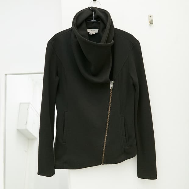 High Neck Biker Jacke