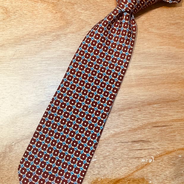 [VINTAGE] Burberrys 100% Pure Silk Geome