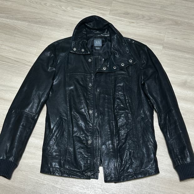 알마니 가죽자켓
