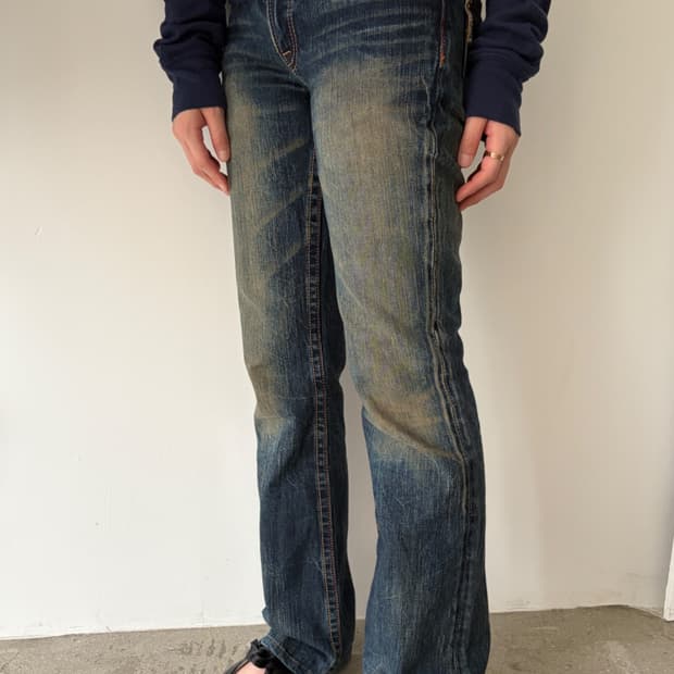 BIG JOHN BRAPPERS bootscut denim pants