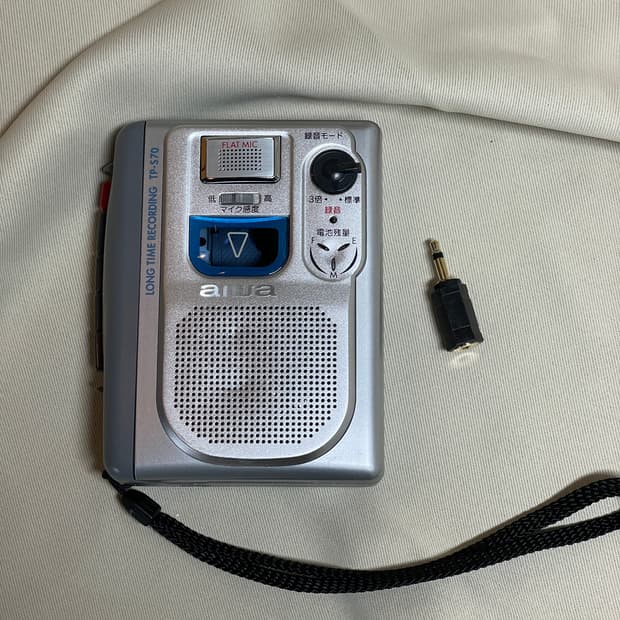 AIWA 아이와 TP-S70 워크맨 카세트 스테레오 잭 포함