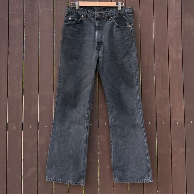 90s Vintage USA Levis 517 W36 L30 Black