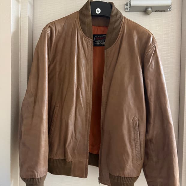 90s 빈티지 레더봄버자켓