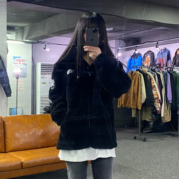 노스페이스 화이트라벨 후디 플리스자켓 B3983