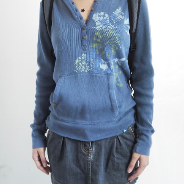 여성 빈티지 acg 꽃무늬 후디