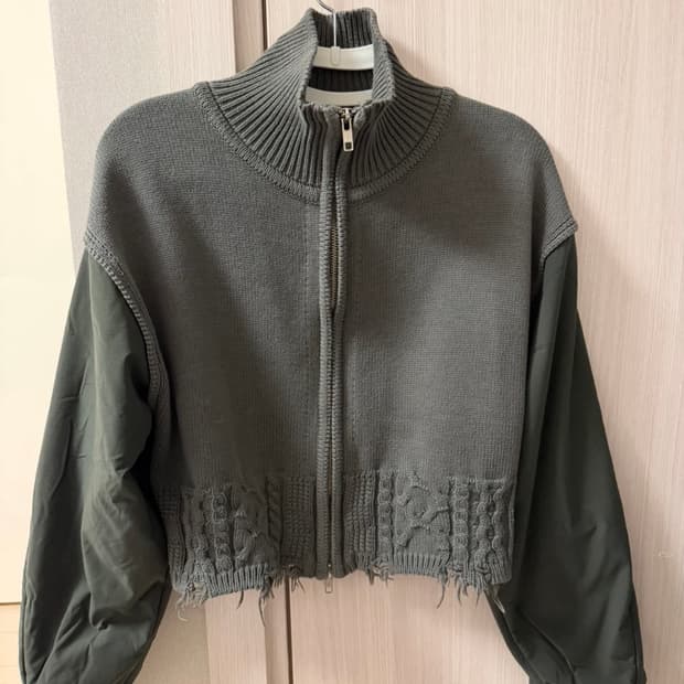 더일마 니트 집업