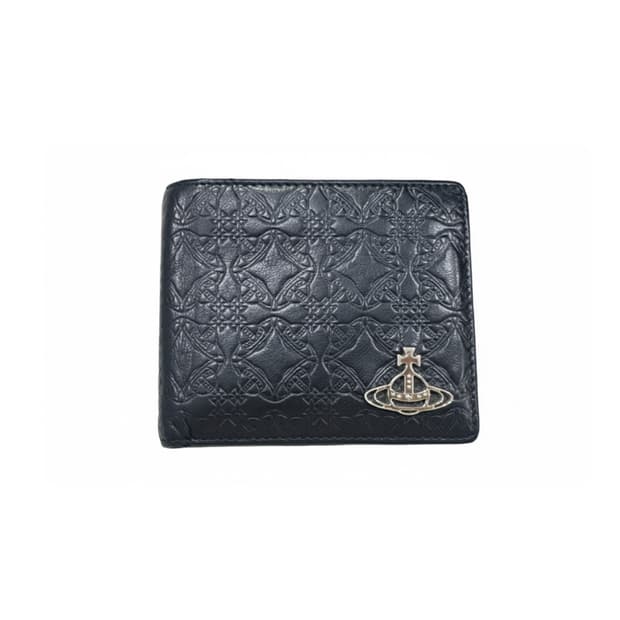Vivienne westwood 비비안웨스트우드 블랙 엠보 반지갑