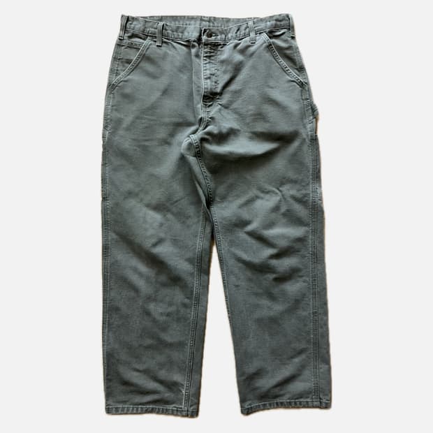 칼하트 싱글니 팬츠 모스그린