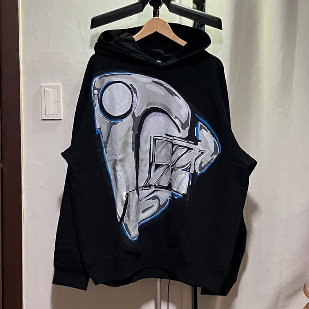 WE11DONE 미러 후드