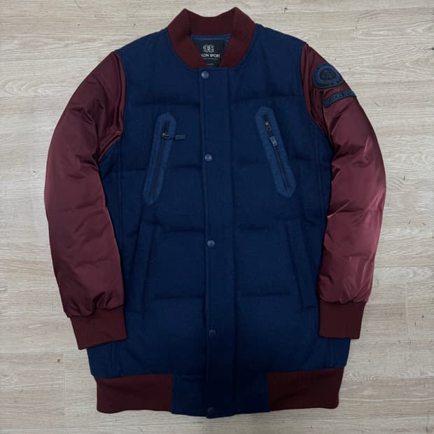 코오롱스포츠 구스다운 니트 패딩