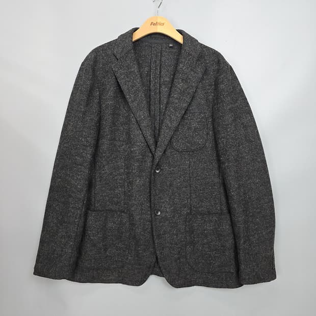 남성 유니클로 UNIQLO 울 블렌드 자켓 L