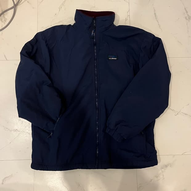 엘엘빈웜업자켓 네이비 빈티지