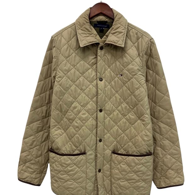 타미힐피거 퀄팅자켓 옐로우 베이지 (M) 