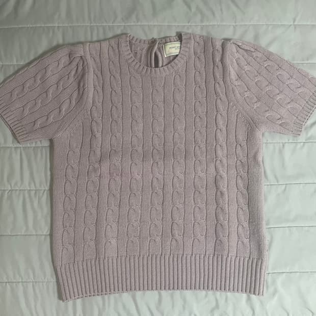 모데스트무드 반팔 니트