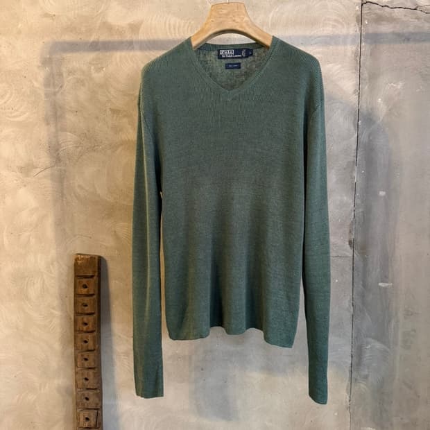 폴로 랄프로렌 리넨 100% 니트 100~105