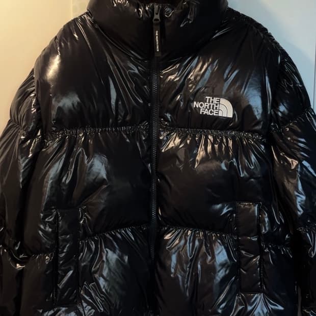 노스페이스 엘라 다운 패딩 블랙 S 85