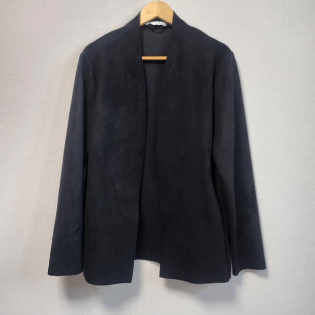 [L] 자라 스웨이드 오픈형 자켓