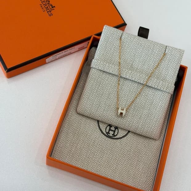 에르메스 미니 팝아슈 목걸이