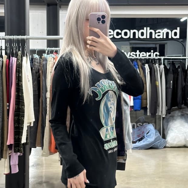 히스테릭 글래머 롱슬리브 긴팔티