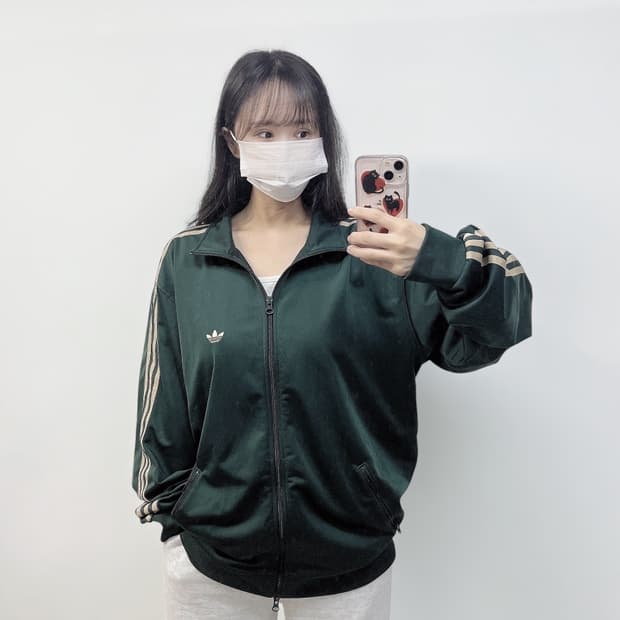 아디다스 배켄바우어 트랙탑 져지 쉐도우그린