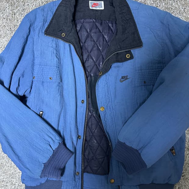 올드 나이키 블루종 바람막이 점퍼 사이즈 105-110
