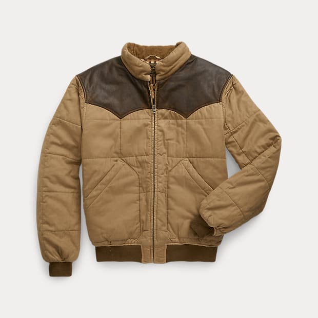 RRL 오일클로스 요크 레더 자켓(m) 구해봅니다