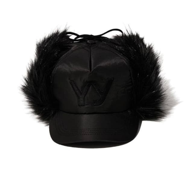 오픈와이와이 모자 faux fur earflap cap