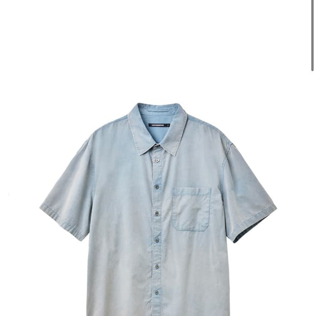 해칭룸 arrowshirt bleached sax 4