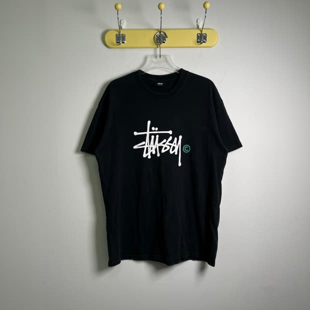 stussy 스투시 베이직 로고 반팔 티셔츠 M