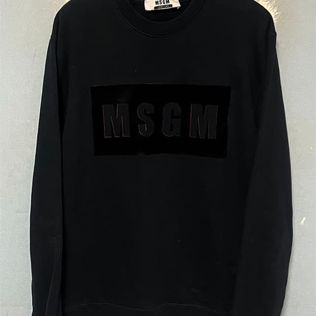 MSGM 남자 맨투맨 기모 매장판 겨울 L 100