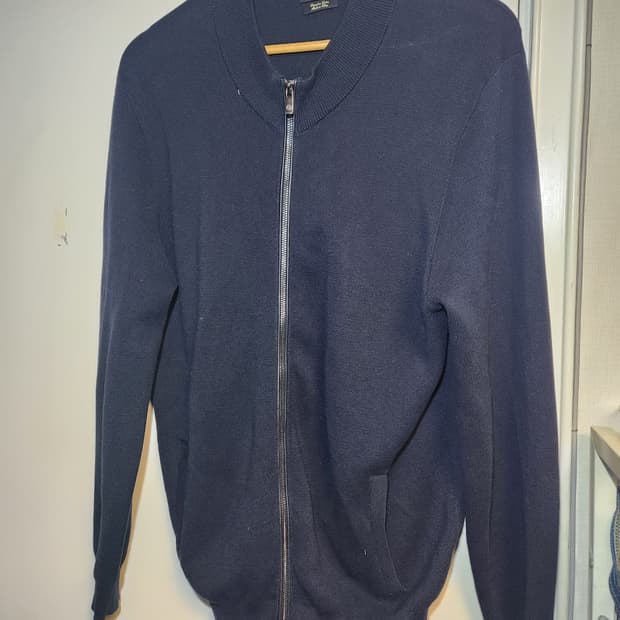 마시모두띠 네이비 집업 가디건 (M정도)
