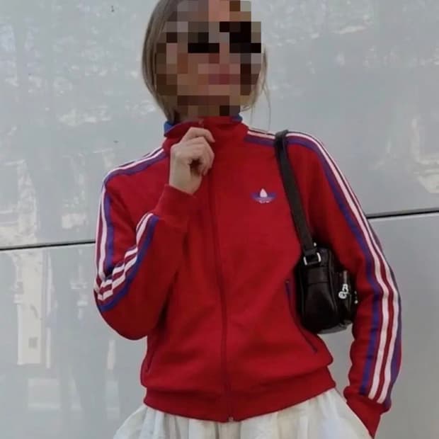 아디다스 파이어버드 그라데이션 트랙탑 져지 레드 100(L)