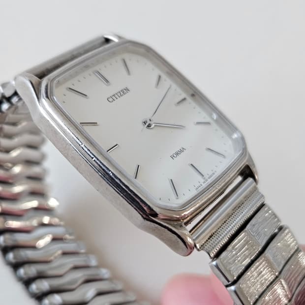 빈티지 시티즌 포르마 빈티지 사각메탈 시계