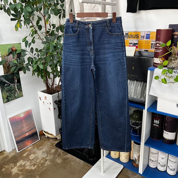 산드로 2024 와이드 데님팬츠 36