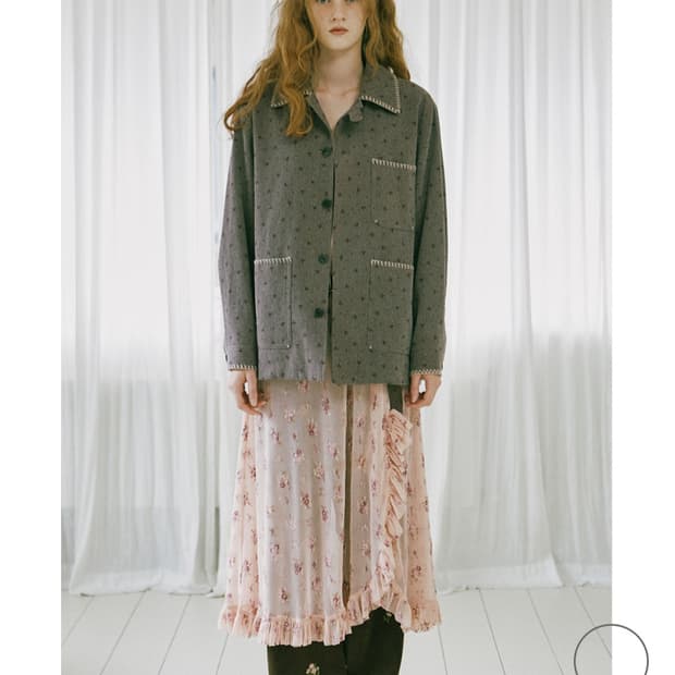 호쿠스포쿠스 워크 자켓  cherry blossom work jacket