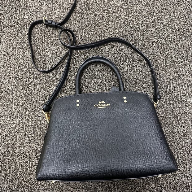 COACH 코치 여성 미니 크로스백 가방 블랙