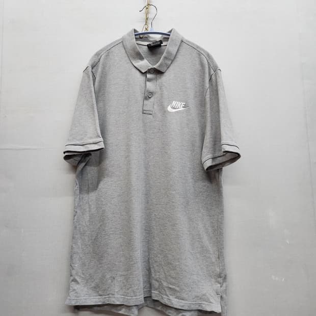 나이키 로고자수 반팔카라 XXL(XL)