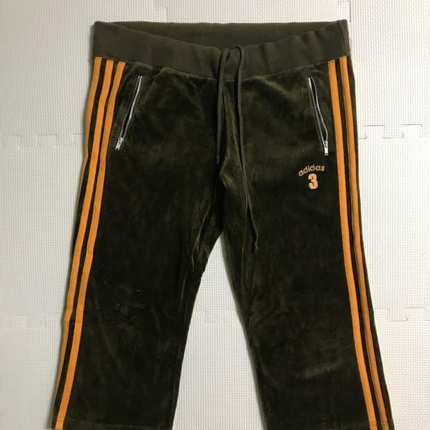 아디다스 벨벳7부 트레이닝팬츠