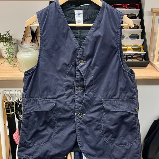 포스트오버올즈 POST O'ALLS 네이비 베스트 