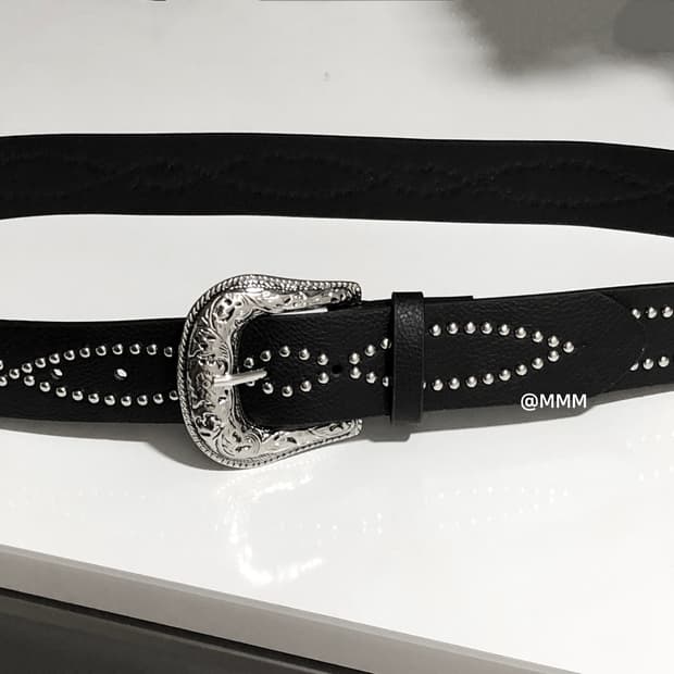[Unisex] 웨스턴 무드 터키석 벨트
