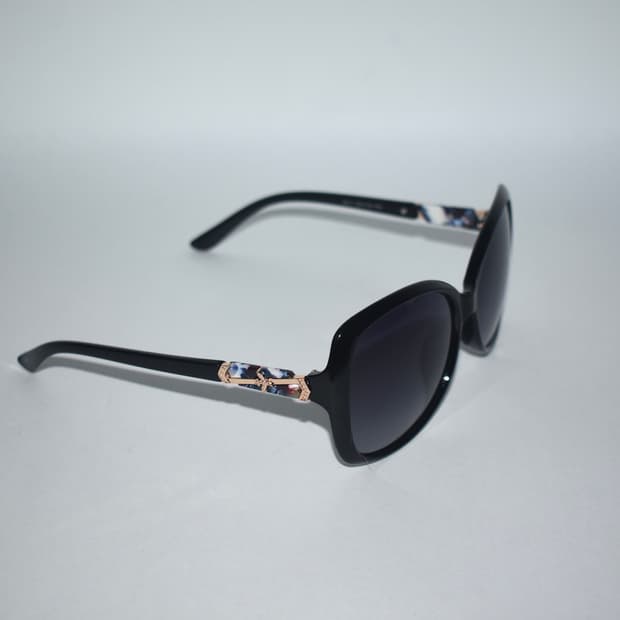 Black Square Marble Gold Sunglasses