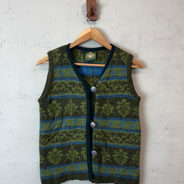 해머슈미트 케이블 울 니트 가디건 자켓