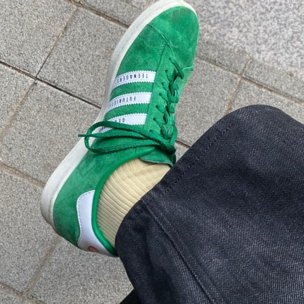 [275] 아디다스X휴먼메이드 캠퍼스 그린 FY0732