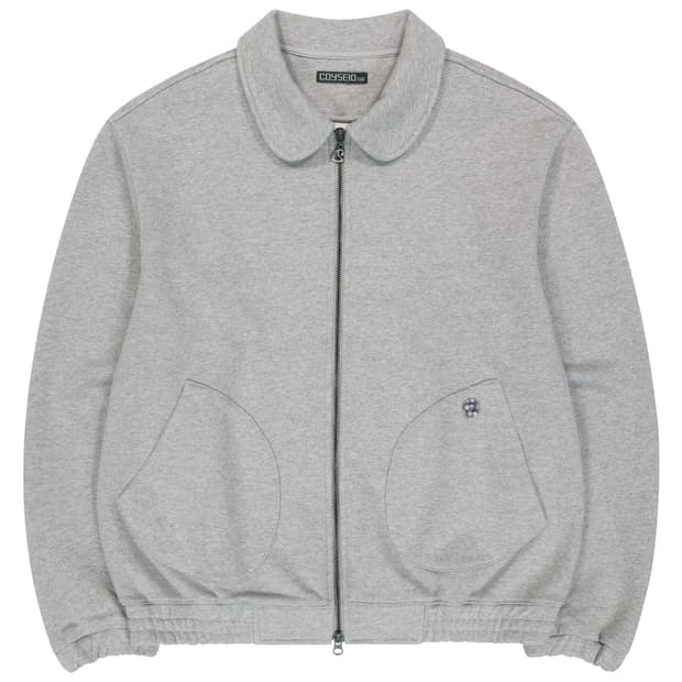 코이세이오 038 라운드 트랙 집업 그레이