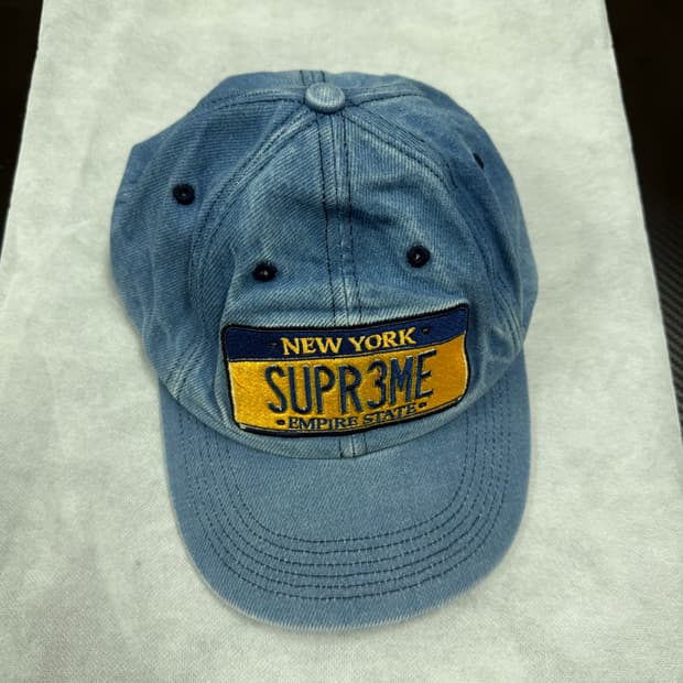 슈프림 라이센스 6패널 데님 캡