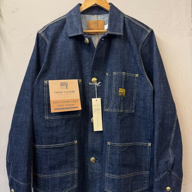 트로피클로딩 2604 더트 데님 커버올 40