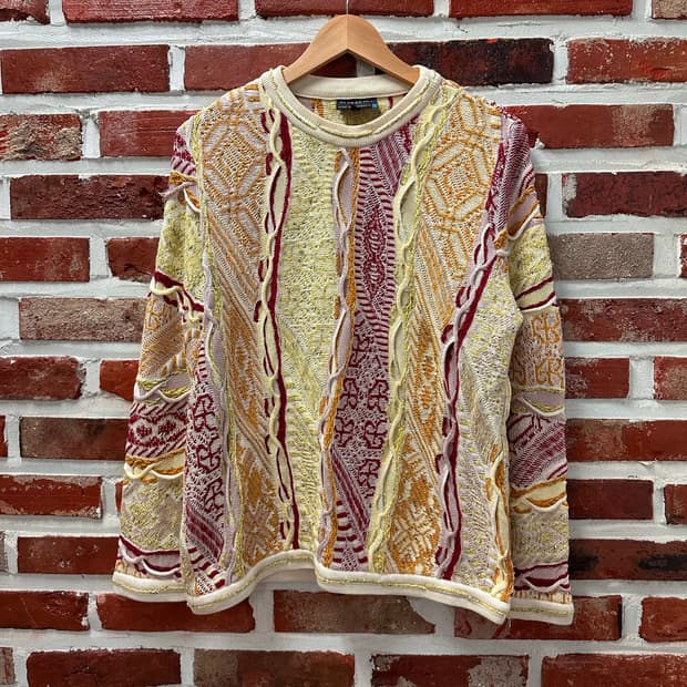 (S) COOGI 쿠지 케이블 니트