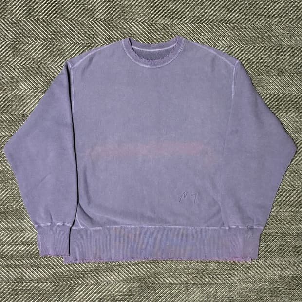 1) ancellm DAMAGE SWEAT SHIRT