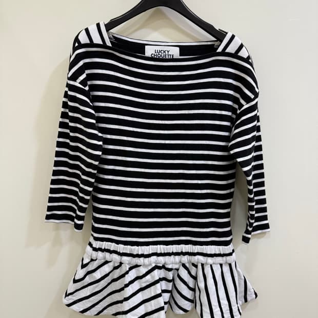 럭키슈에뜨 스트라이프 티셔츠 정품